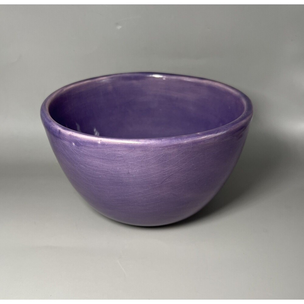 Vintage Bauer Pottery Bowl 7.5" USA Ringware Mixing Kitchenware Ceramic Gloss